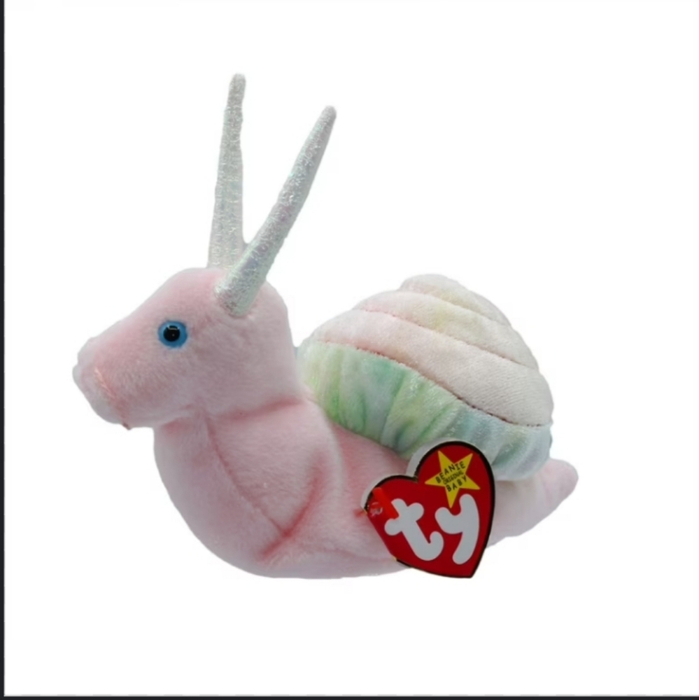 Ty Beanie Baby Plush Stuffed Animal
Swirly the Snail